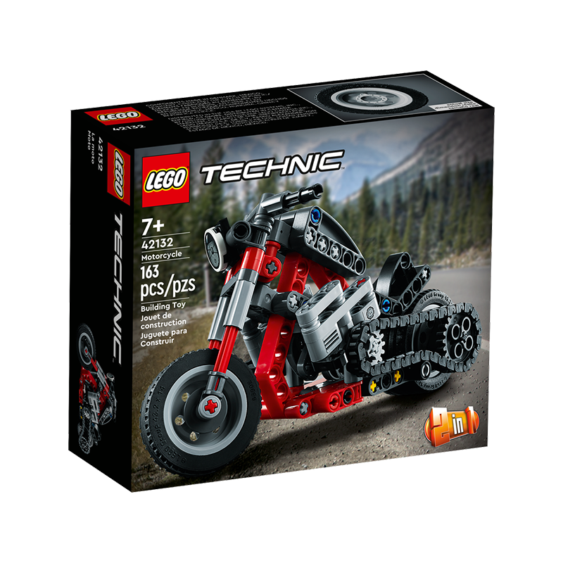 乐高(lego)42132  摩托车 积木拼搭玩具科技机械系列 65元