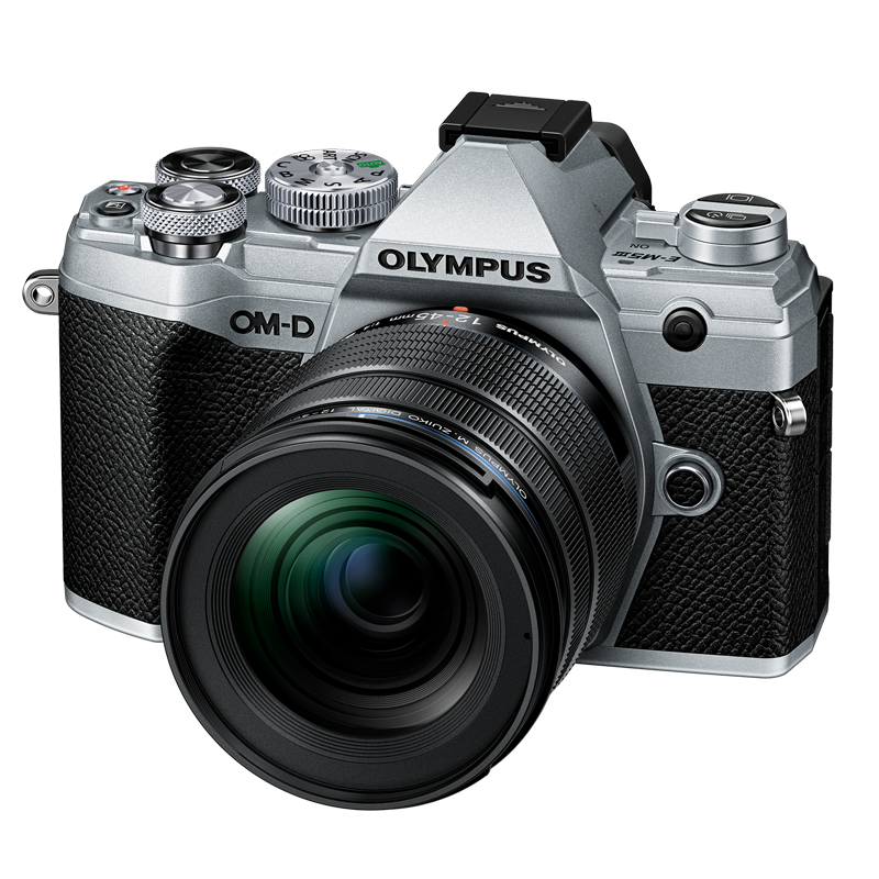 奥林巴斯olympusem5markiiiem5三代微单相机数码相机微单套机银色1245