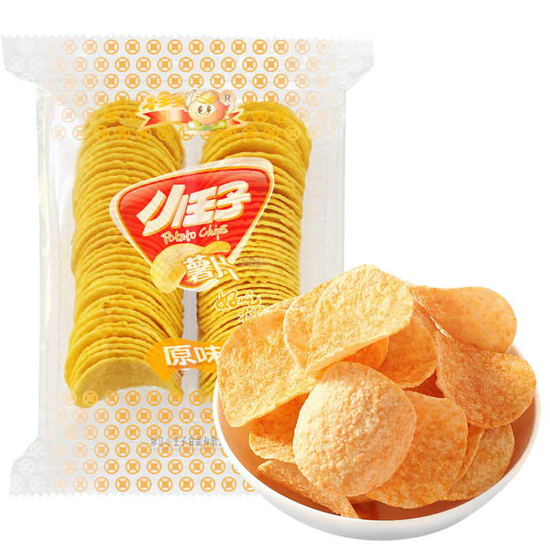 拍3件 小王子 薯片经典原味160g 办公司休闲膨化零食小吃 21元(合7元