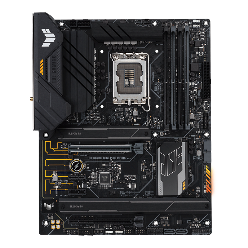 华硕(asus)tuf gaming b660-plus wifi d4主板 支持 cpu 12700/12400f