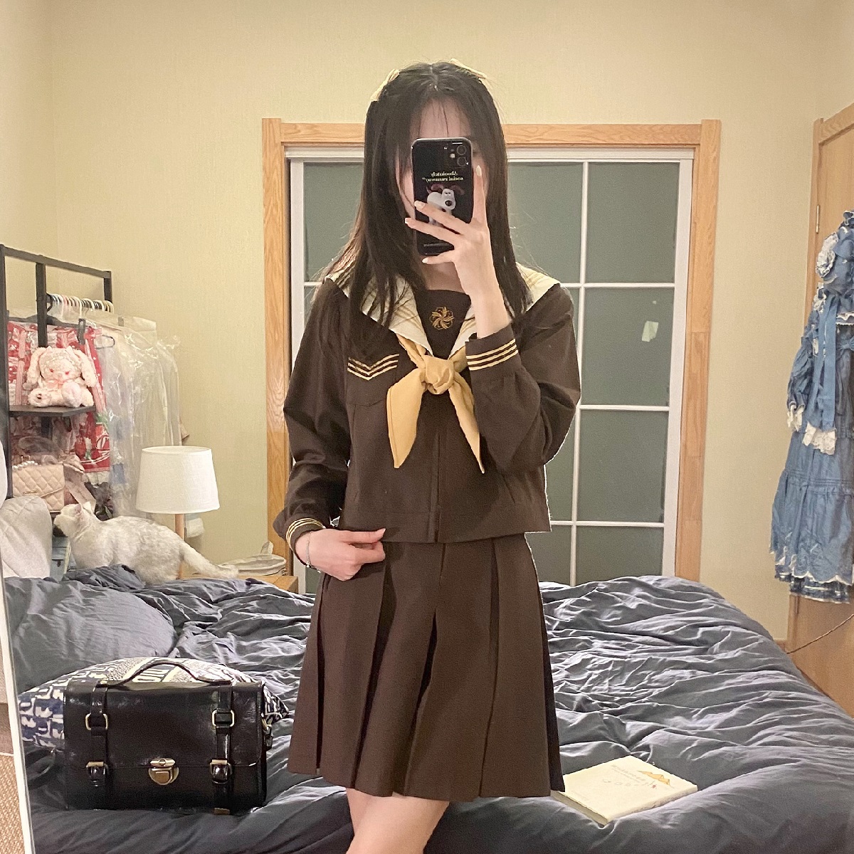 十五光感现货喵仙生原创正版jk制服水手服秋季少女套装2021衣
