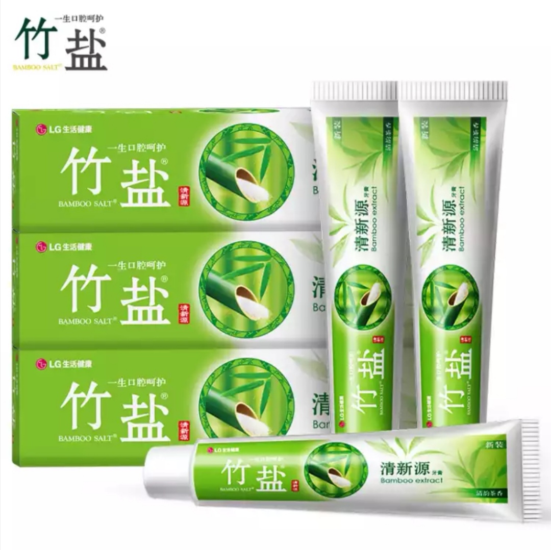 lg竹盐牙膏清新源110g3