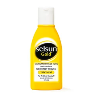 Selsun 去屑控油止癢洗發水 黃瓶 125ml*3件