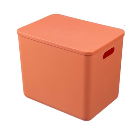 京东特价APP ：DOCOXO大号桌面收纳盒 暮色橙24L【1个装】