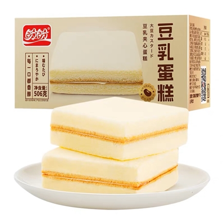 88VIP：盼盼 豆乳蛋糕点心506g*2件+九阳豆浆 原味豆奶200ml*24盒