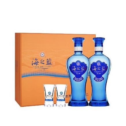 88VIP��YANGHE ��� ��֮�� ��ɫ���� 42%vol Ũ���Ͱ׾� 480ml*2ƿ ���װ������1ƿ��Ӵ���375ml��+�յ�