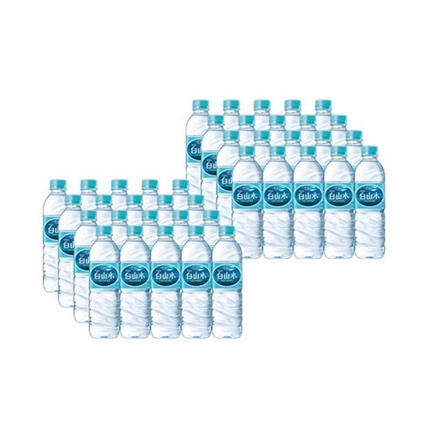 88VIP：NONGSHIM 农心 白山水天然饮用纯净水500ML*40瓶*2件+凑单