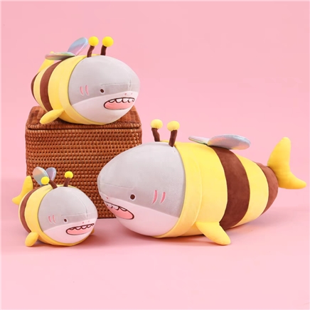 喜感熊  鲨鱼玩偶