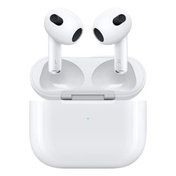 概率券、拼多多百亿补贴：Apple 苹果 AirPods 3 半入耳式真无线蓝牙耳机988元包邮（多多支付后938元，需用券）