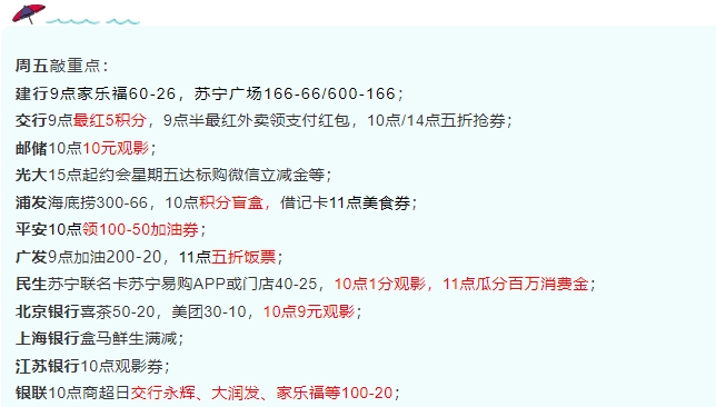 2月18日周五-交行/广发五折券、浦发积分盲盒、平安加油100-50、民生瓜分百万消费...-惠小助(52huixz.com)