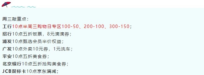 ＃银行精选活动＃3月24号周三：工行购物专区五折、招行/平安5折饭票、广发1元洗车等-惠小助(52huixz.com)