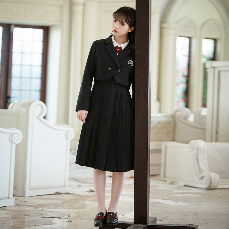喵仙生jk傲慢多团次现货掉落七宗罪制服原创西式西服连衣裙秋冬款
