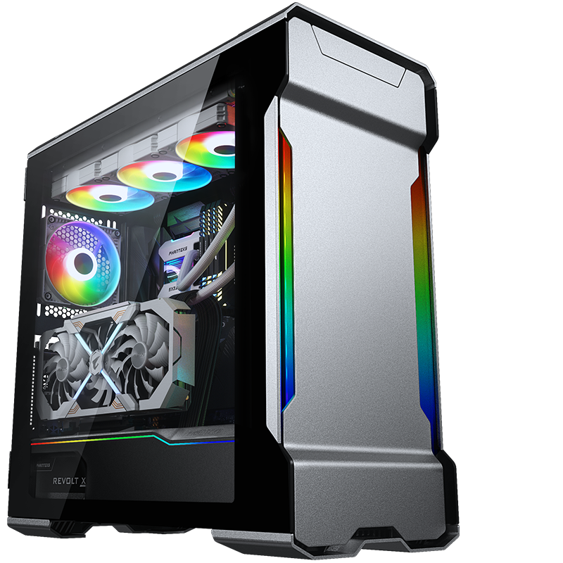 追风者(phanteks) 518xtg 流光银电竞直播水冷铝电脑机箱(支持360水冷