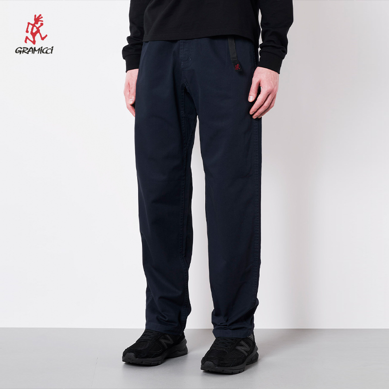 gramicci小野人秋季工装风宽松裤户外阔腿纯棉长裤子865756j