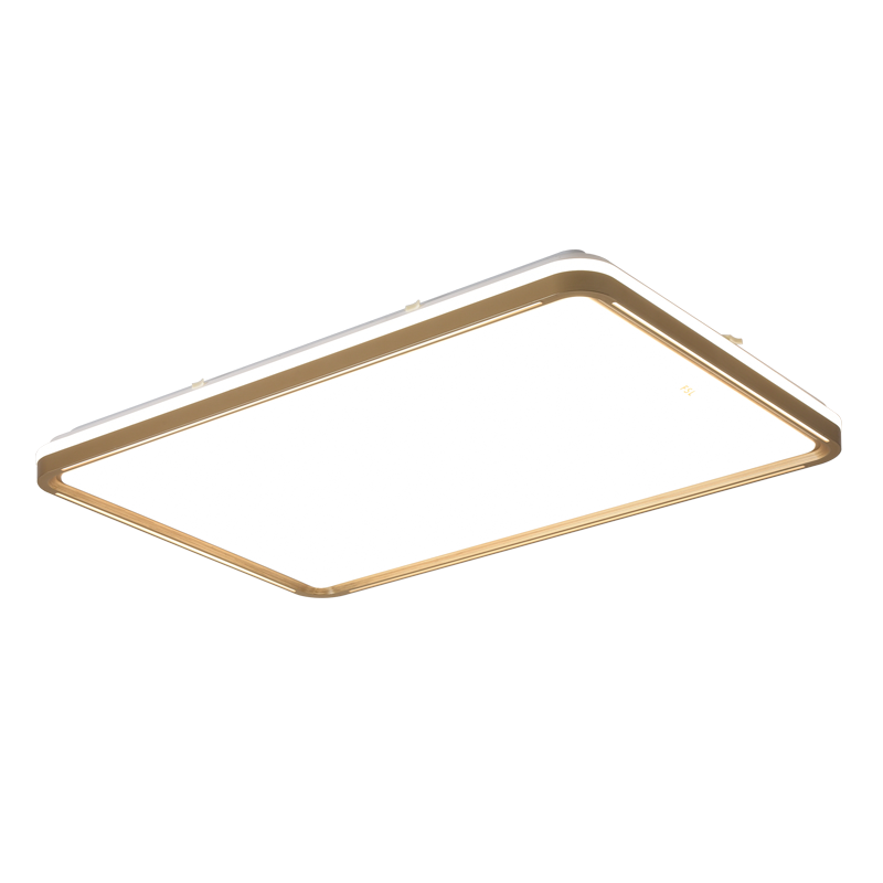 佛山照明fsl客厅灯led吸顶灯时尚金色北欧简约超薄客厅灯具灯饰fax