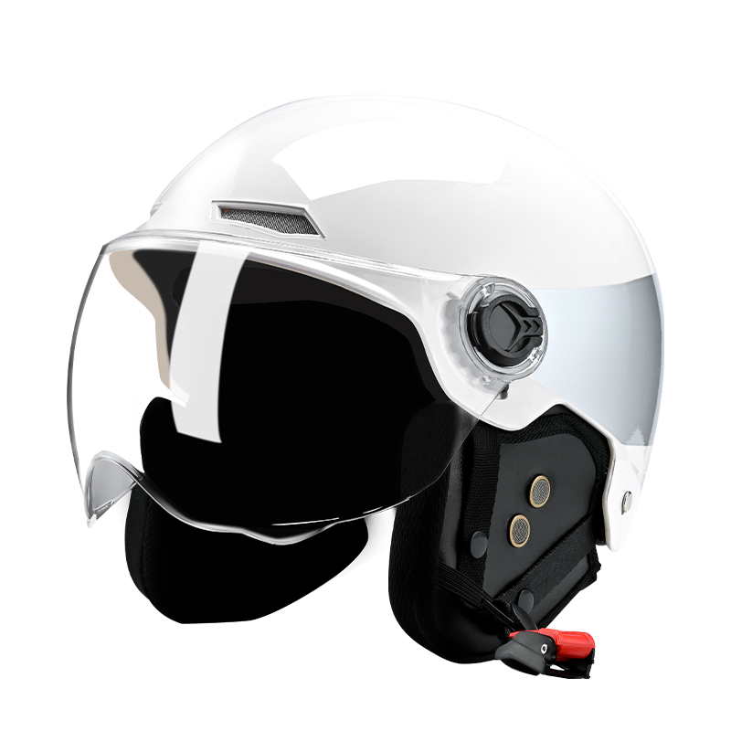 永久电动自行车骑行头盔男女秋冬季电瓶车防晒防雨遮阳帽成人四季轻便