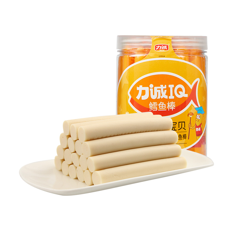 力诚原味鳕鱼肠20支即食解馋健康小吃办公室宿舍零食休闲食品年货