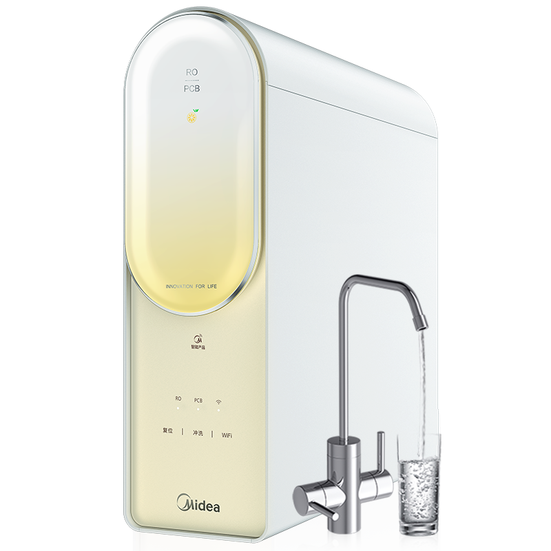 美的净水器家用直饮机ro反渗透净水机官方旗舰店智能家电澎湃800g 27