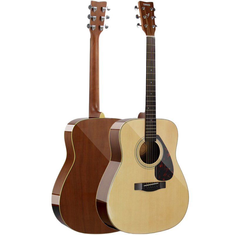 雅马哈yamahaf310民谣吉他f600进口电箱初学吉他乐器f310琴包琴弦等大