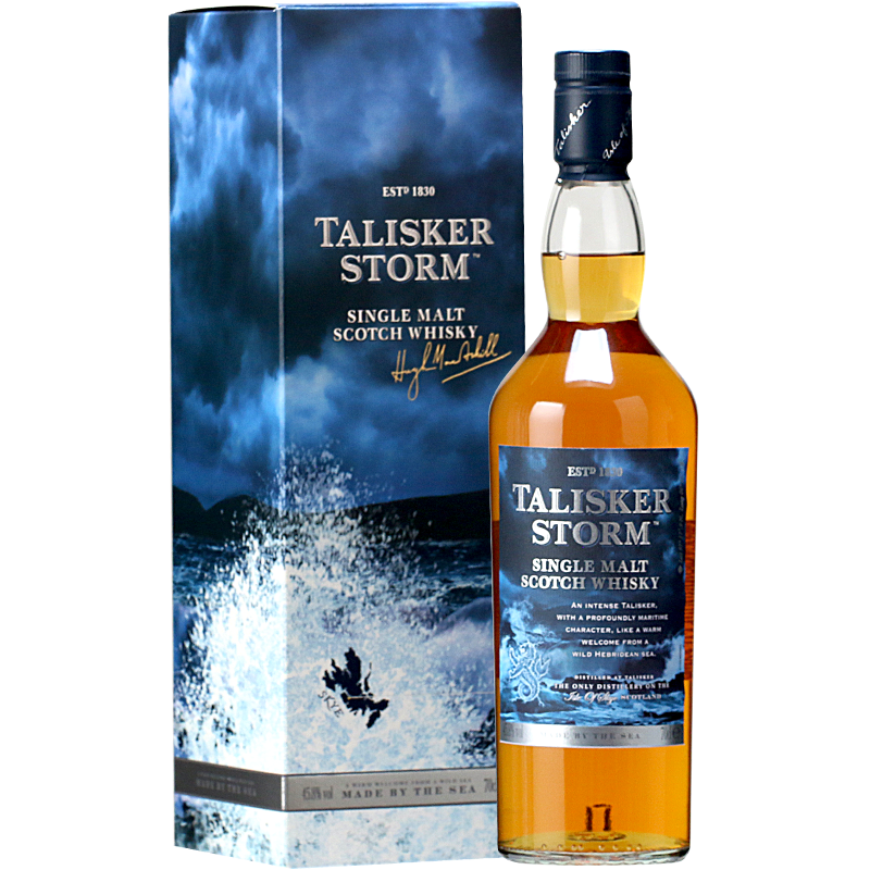 talisker单一麦芽苏格兰威士忌英国原装进口洋酒泰斯卡风暴系列700ml