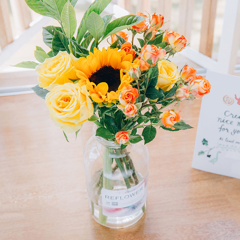 花点时间diy系列花束鲜花同城速递礼物混搭插花创意家用生日花束