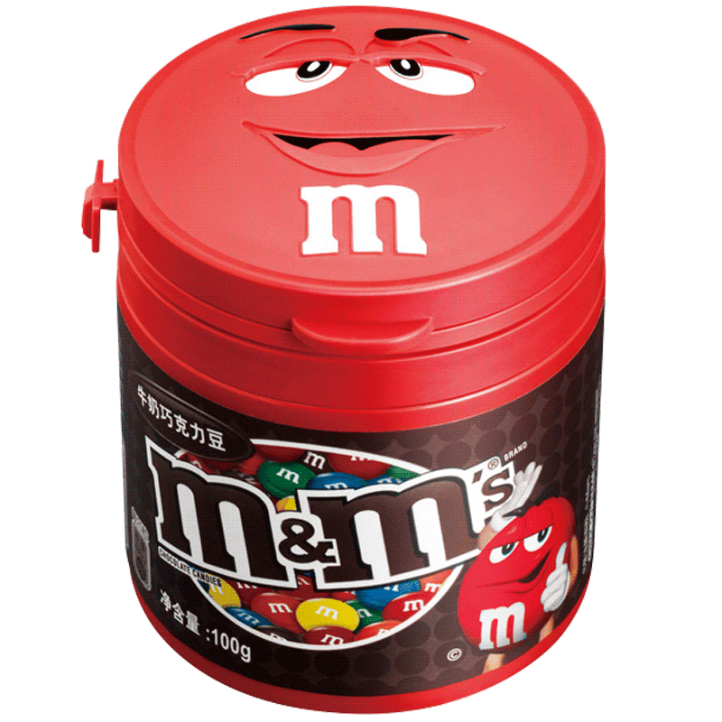 m&ms牛奶夹心巧克力m豆送礼休闲网红儿童逗趣零食品牛奶巧克力