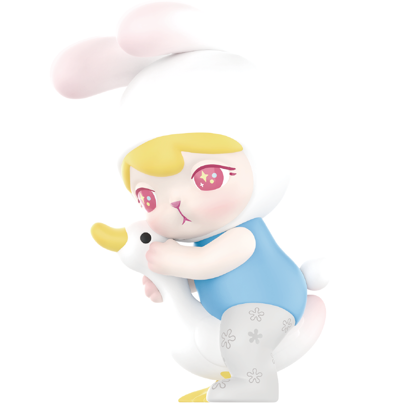 popmart泡泡玛特satyrrory绒兔宝宝手办