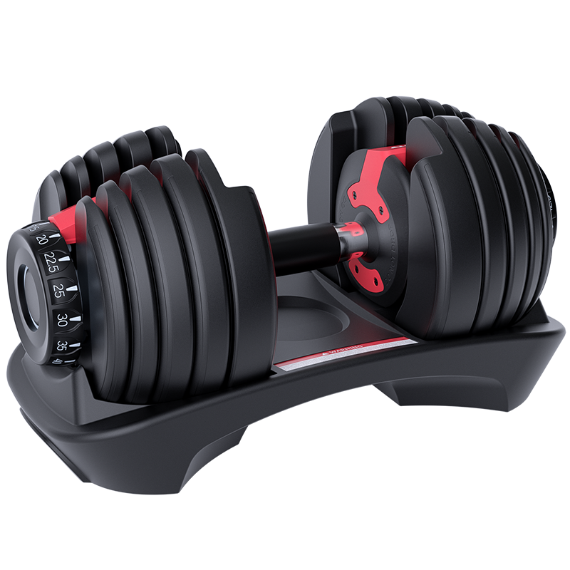 施耐德 哑铃杠铃男女士家用健身体育器材可调节重量 智能调节哑铃 24