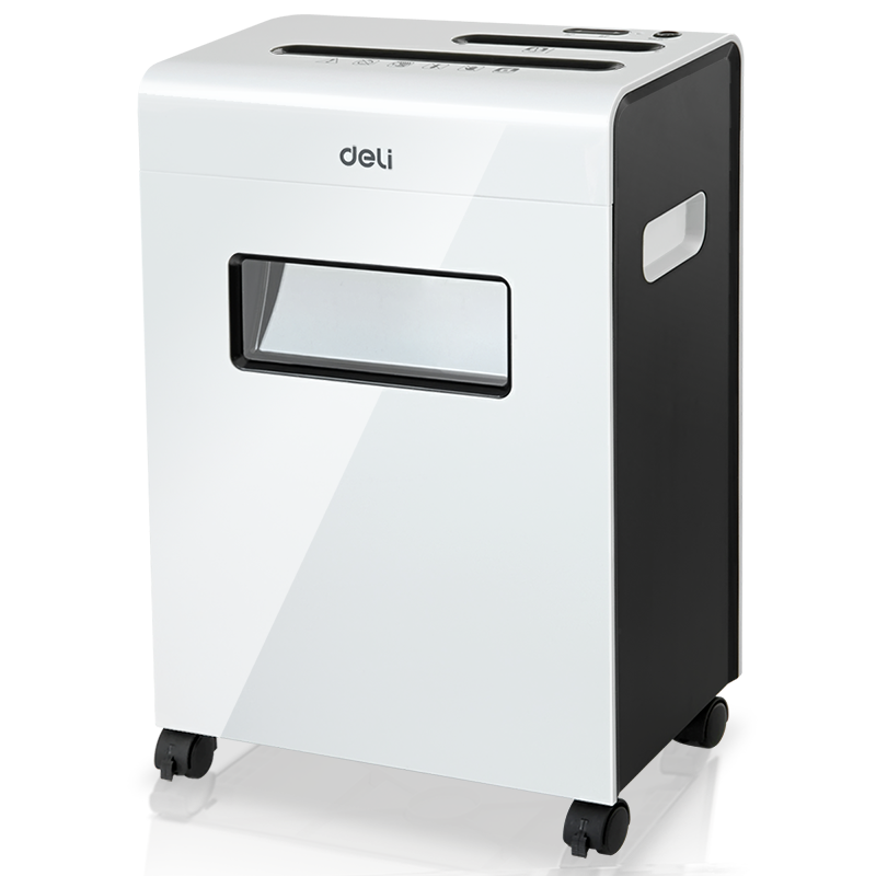 得力deli4级保密办公商用碎纸机单次8张16l持续10分钟可碎卡碎光盘