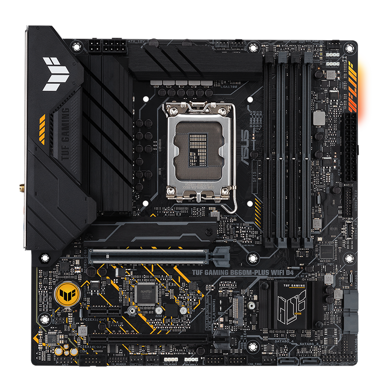 华硕(asus)tuf gaming b660m-plus wifi d4重炮手主板 支持 cpu 12700