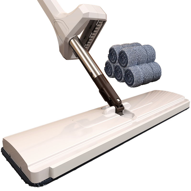 拍2件 洁仕宝 免手洗平板拖把 干湿两用拖布懒人墩布办公室家用拖地