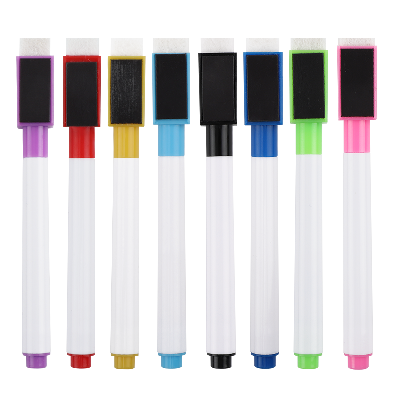 得印befon8色彩色白板笔儿童绘画涂鸦记号笔便捷易擦水性笔办公教学