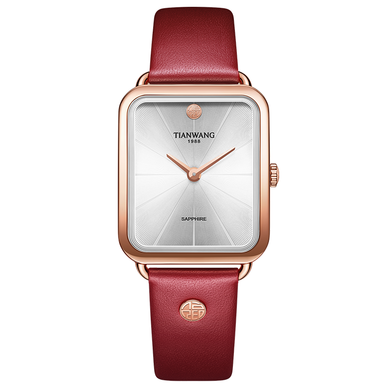 情人节礼物天王表x周大福联名款新品手表女士随行系列商场同款小方形