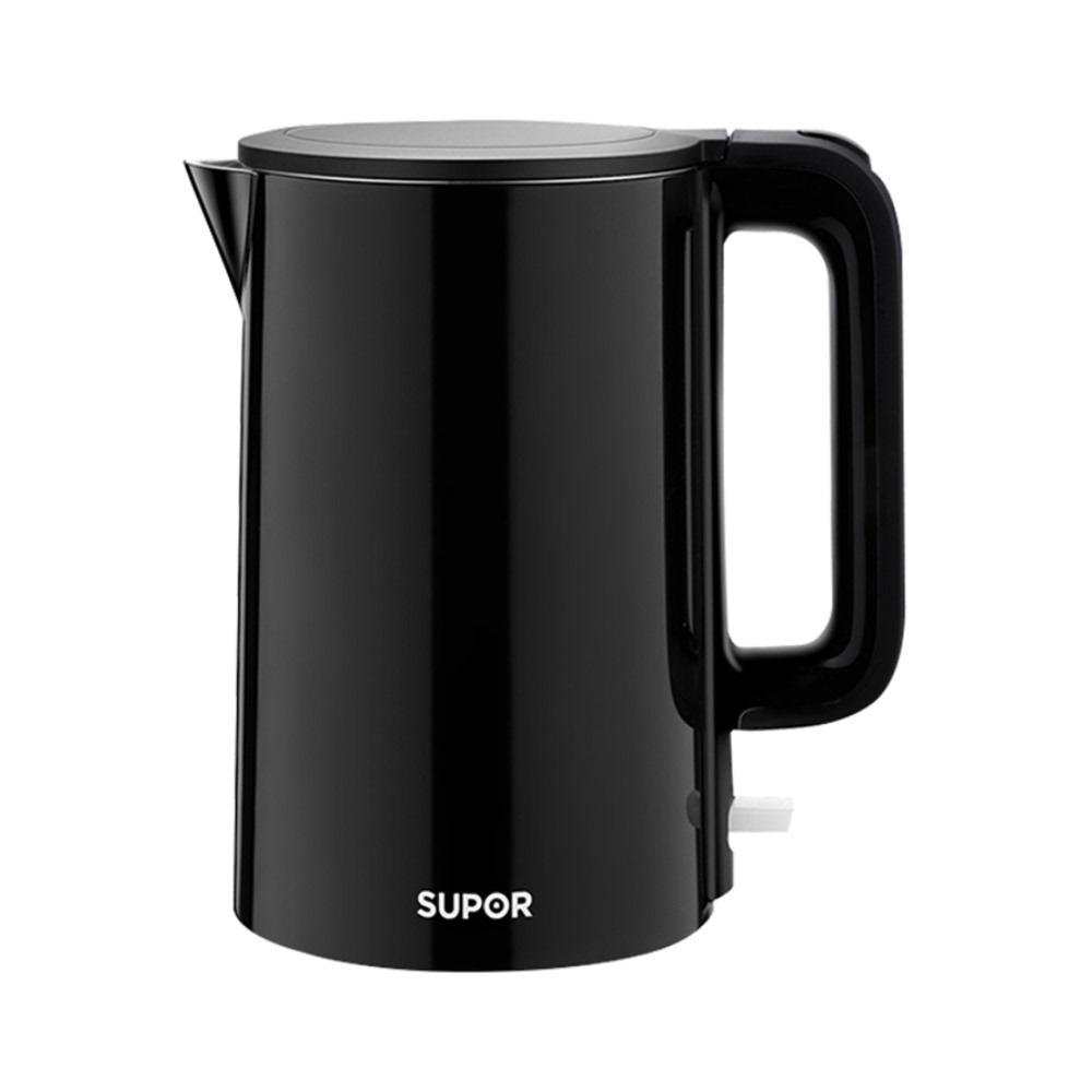 美的midea烧水壶复古电热水壶家用15l开水壶304不锈钢1500w暖水壶mksh