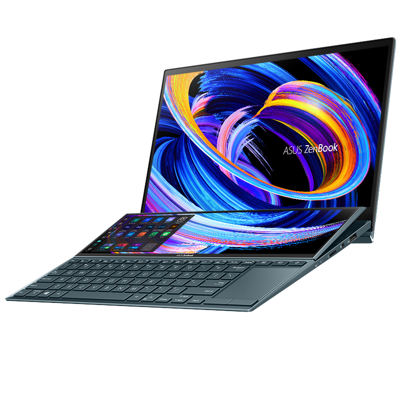 华硕asus灵耀x双屏11代酷睿14英寸轻薄笔记本100srgbi71165g716gmx450