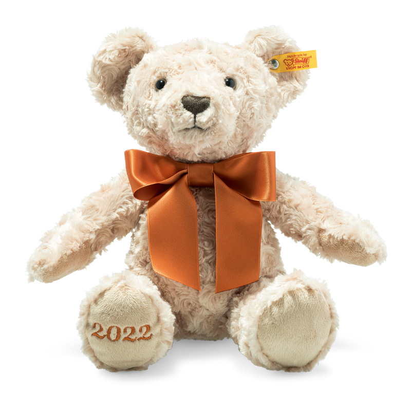 情人节礼物steiff毛绒公仔cosyyearbear2022限定款小熊玩偶米色34cm