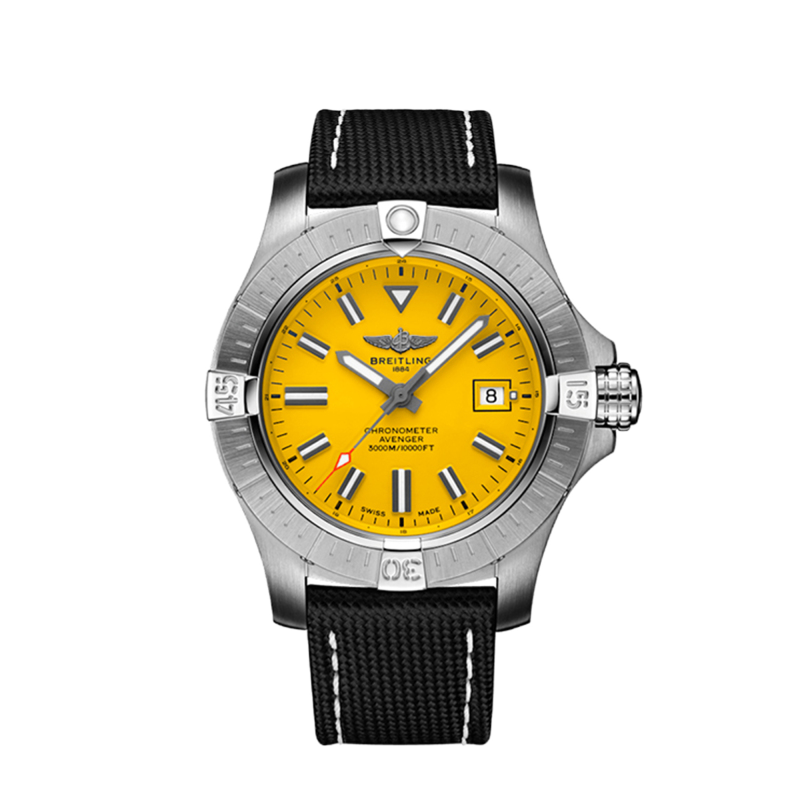 百年灵breitling瑞士手表复仇者系列深海黄狼自动机械男士腕表情人节