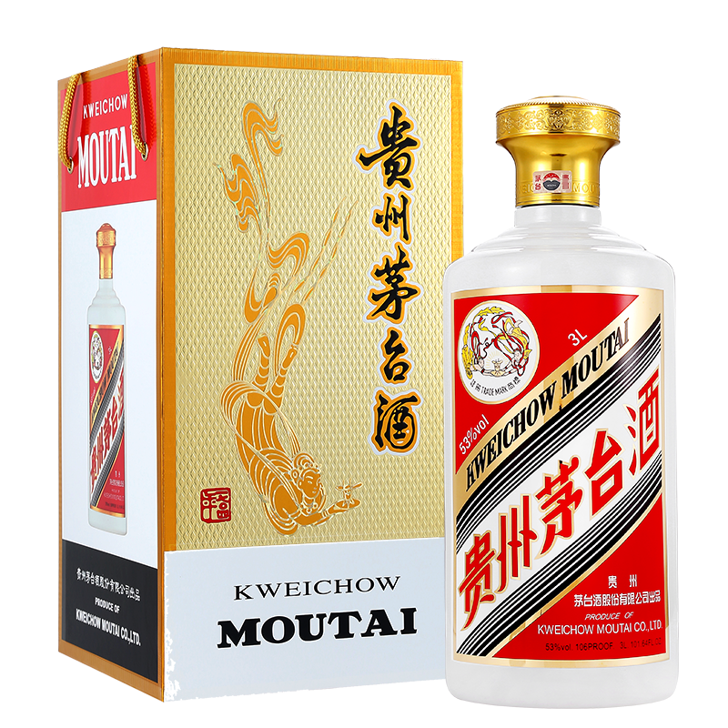 茅台飞天53度单瓶装白酒3l口感酱香型