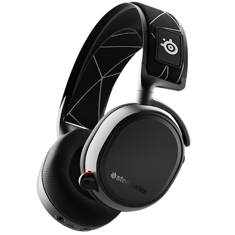 赛睿steelseriesarctis寒冰系列游戏耳机耳机头戴式电竞专用耳机寒冰9