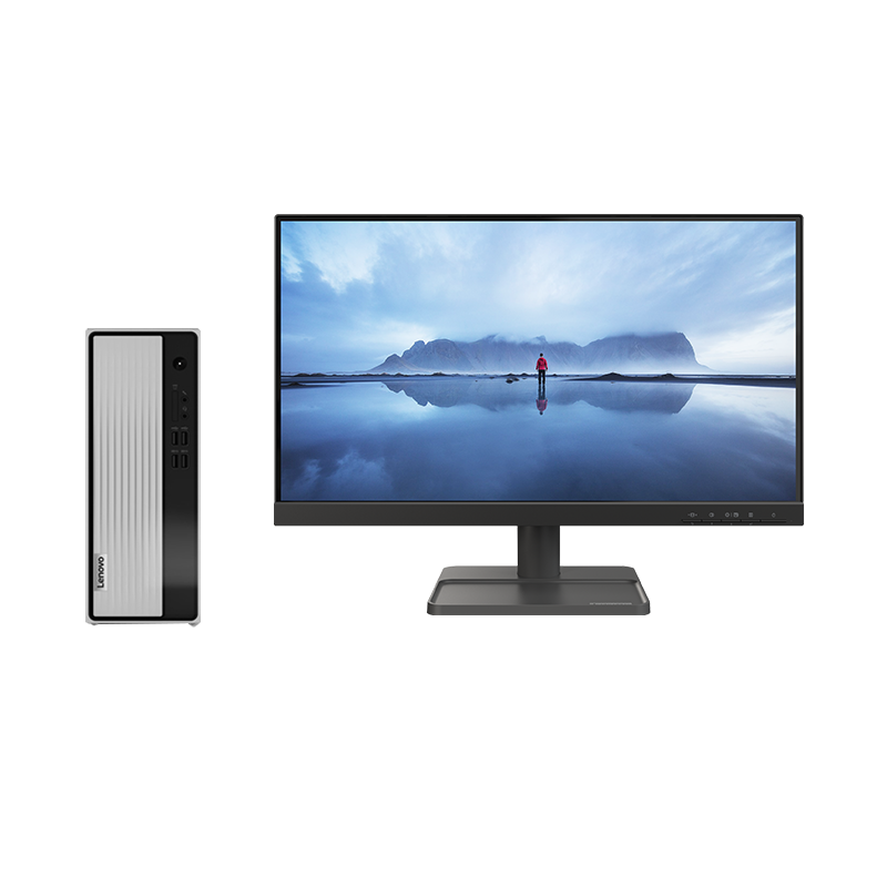 拍3件 联想(lenovo)天逸510s锐龙版 个人商务台式机电脑整机(ryzen