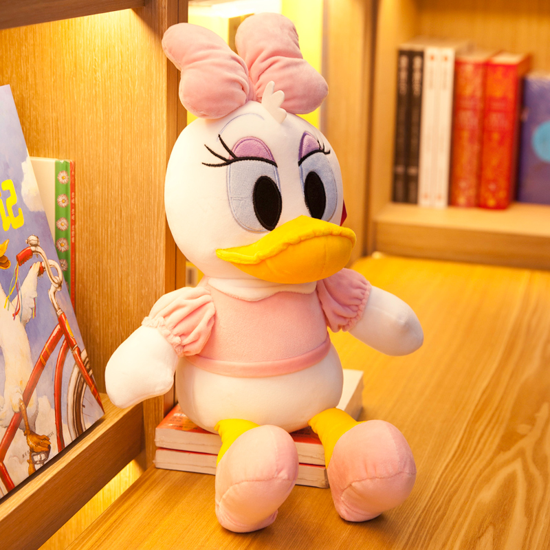 迪士尼唐老鸭公仔毛绒玩具布娃娃玩偶日本儿童生日礼物女孩萌 粉红色