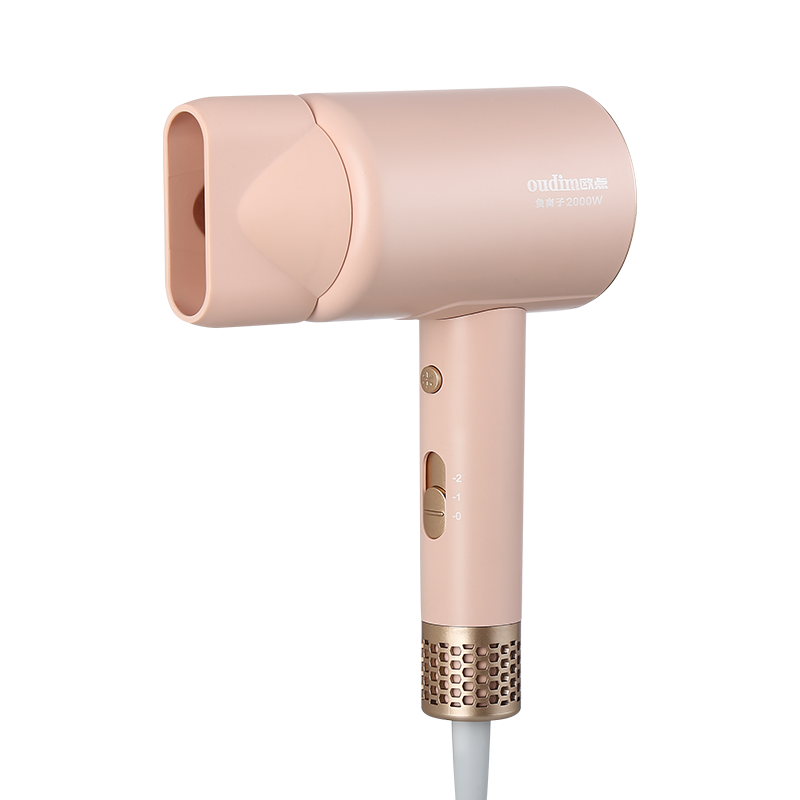 欧点吹风机直筒网红电吹风负离子恒温吹风筒大风量速干电风吹 冷热风
