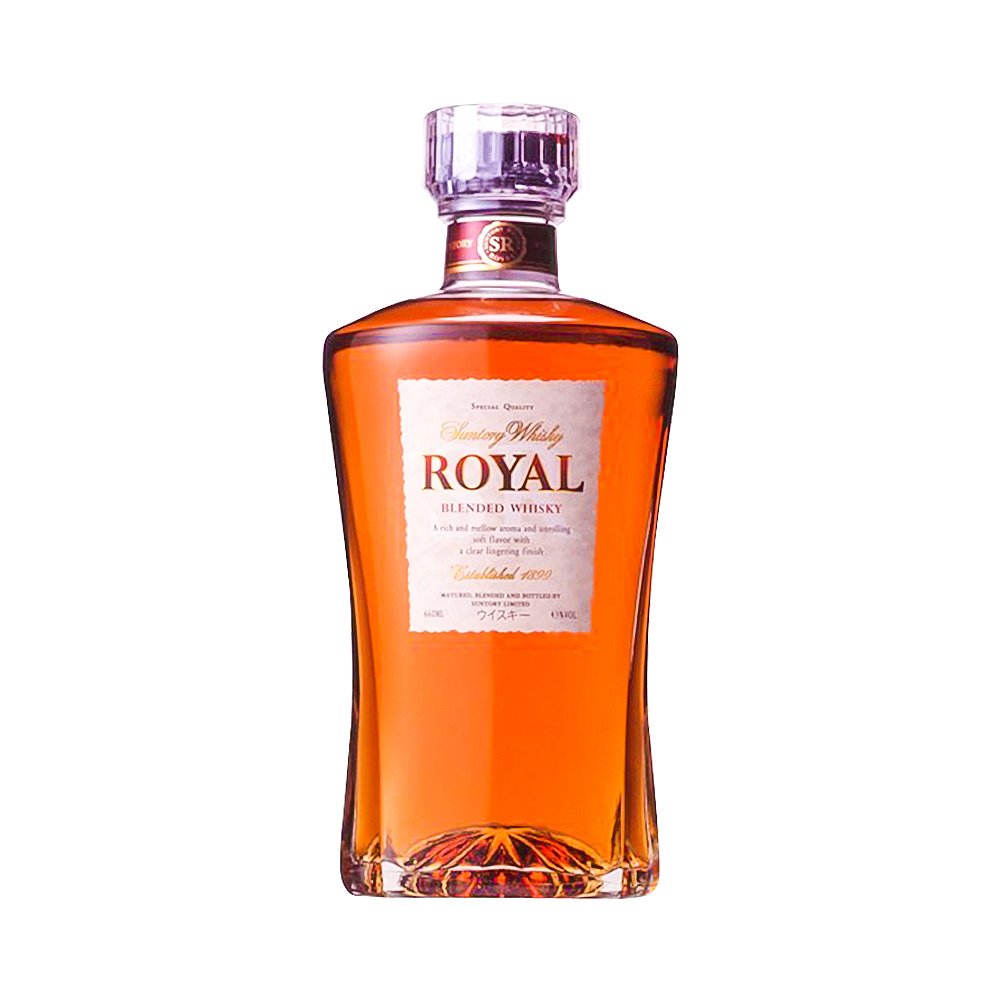 日本直邮suntory三得利洛雅royal司令瓶调和威士忌43度660ml无盒