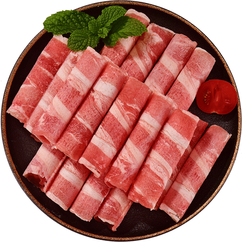 寰澳 国产澳洲安格斯牛后胸切片 360g/盒 冷冻 火锅食材 涮火锅 肥牛