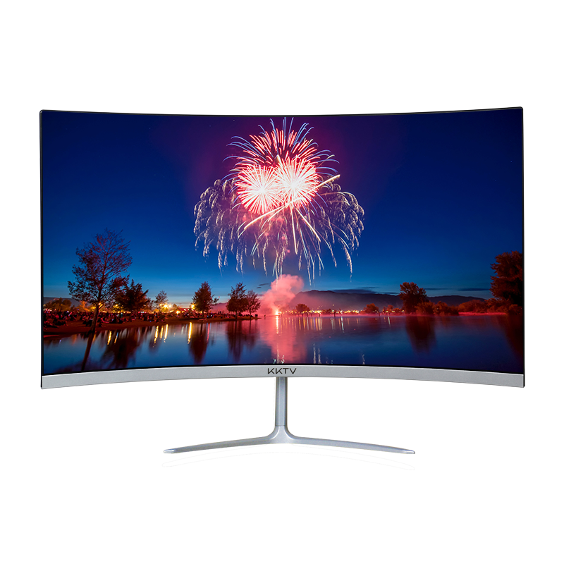 康佳kktv238英寸曲面显示器电脑显示屏便携电竞游戏液晶全面屏白k24qb