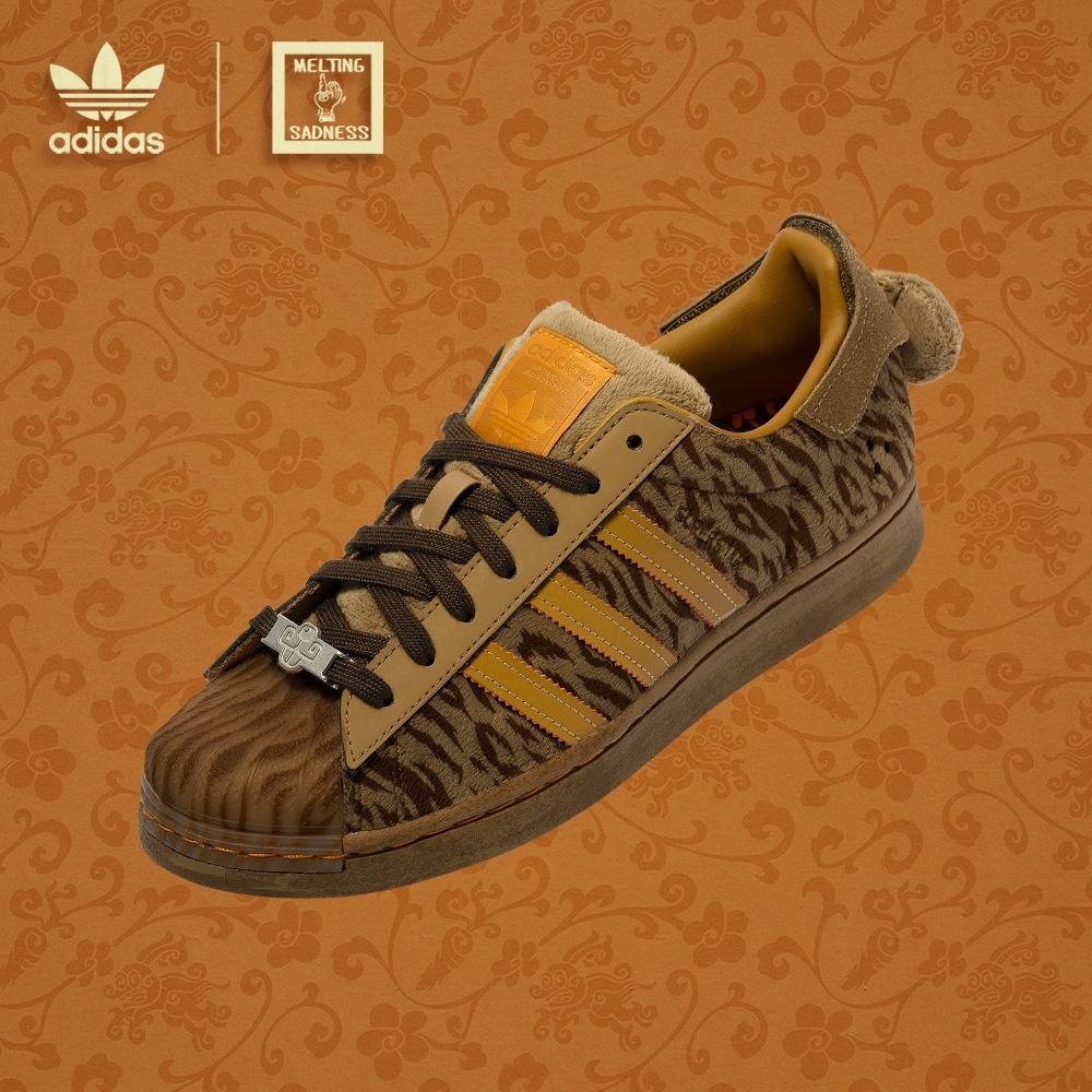 adidas阿迪达斯三叶草superstarmtss虎年特别版男女新年款贝壳头