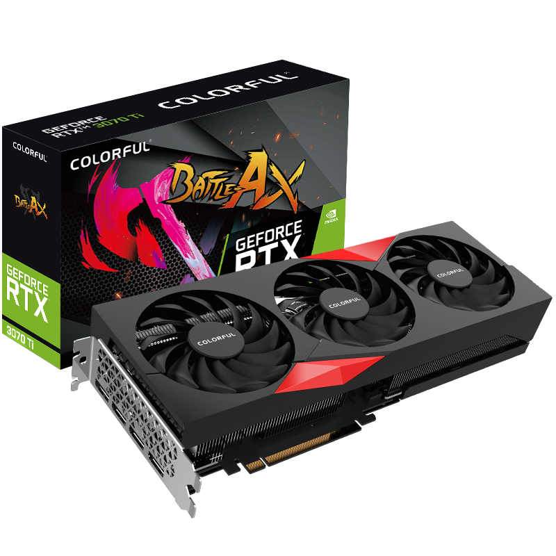 七彩虹(colorful)战斧 geforce rtx 3070 ti 8g 1770mhz 赛博朋克2077