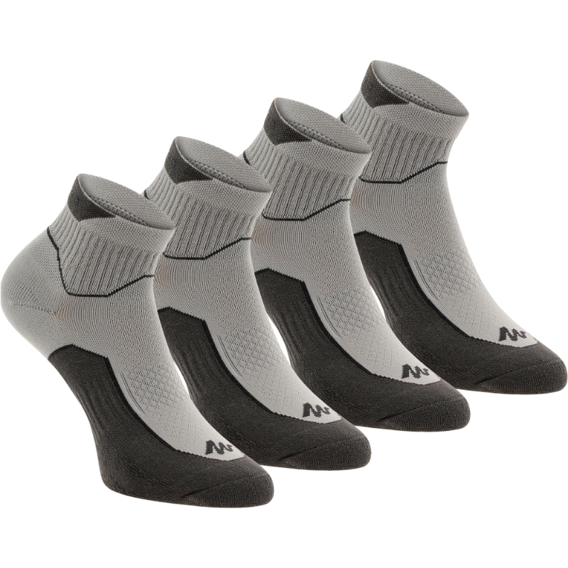 迪卡侬户外山地运动舒适透气快干保护成人中帮袜子quechuaarp100low