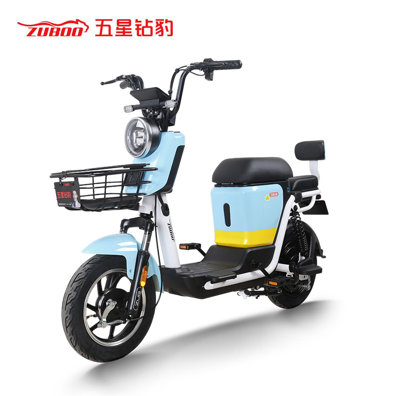 yadea雅迪de2电动自行车tdr2493z48v24ah石墨烯锂电池磬石灰跃动橙臻