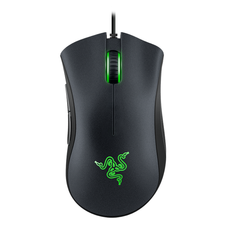 雷蛇razer鼠标炼狱蝰蛇标准版有线电竞lol游戏机械黑色中大手人体工学